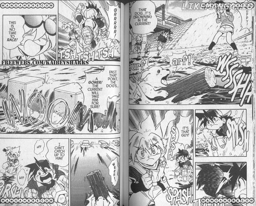 Bakuden Shoot Beyblade chapter 5 - page 4