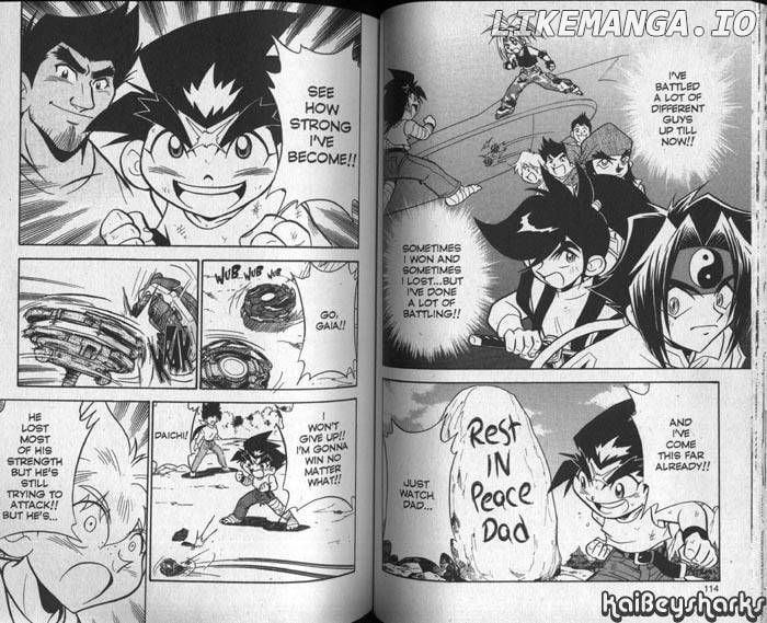 Bakuden Shoot Beyblade chapter 59.1 - page 10