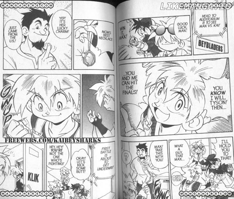 Bakuden Shoot Beyblade chapter 8 - page 4