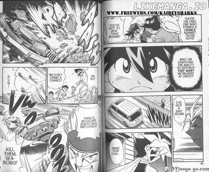 Bakuden Shoot Beyblade chapter 14 - page 8