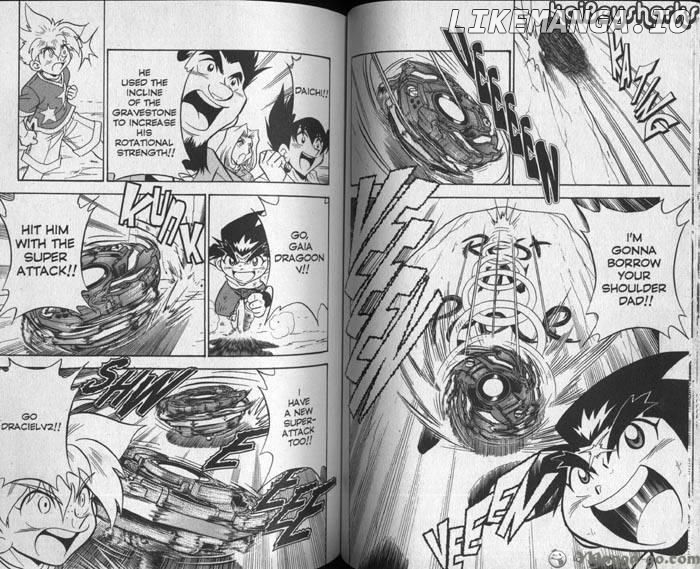 Bakuden Shoot Beyblade chapter 41 - page 12