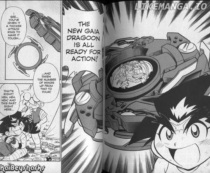 Bakuden Shoot Beyblade chapter 37.5 - page 16