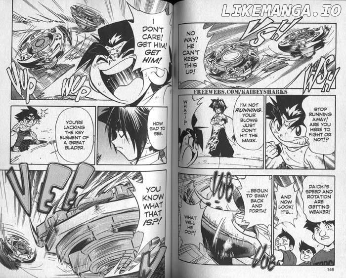 Bakuden Shoot Beyblade chapter 23.2 - page 10