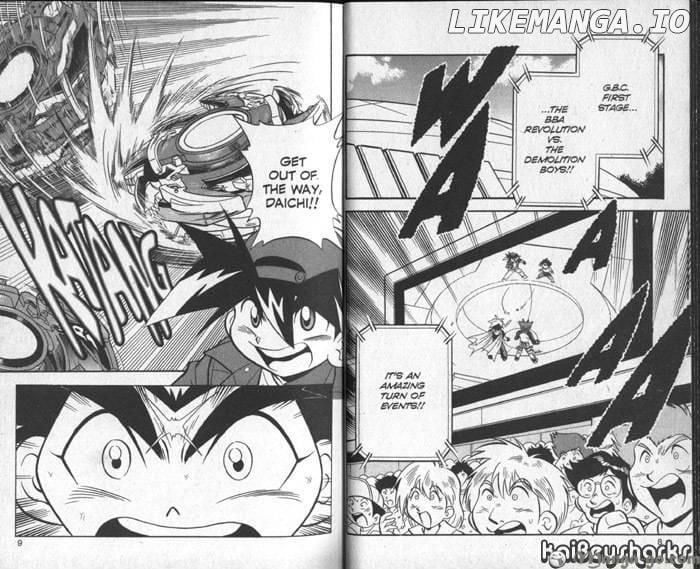 Bakuden Shoot Beyblade chapter 44 - page 3