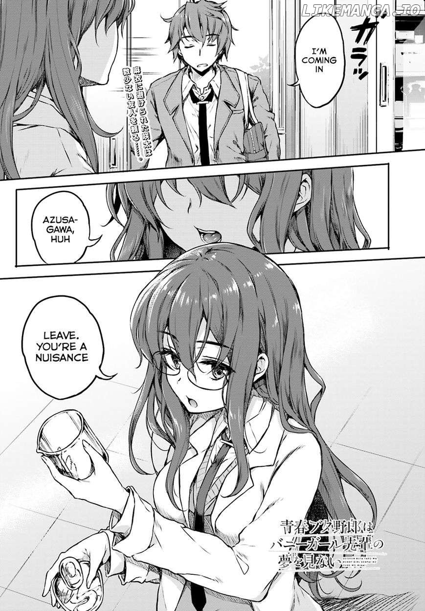 Rascal Does Not Dream of Bunny Girl Senpai Chapter 6 - page 2