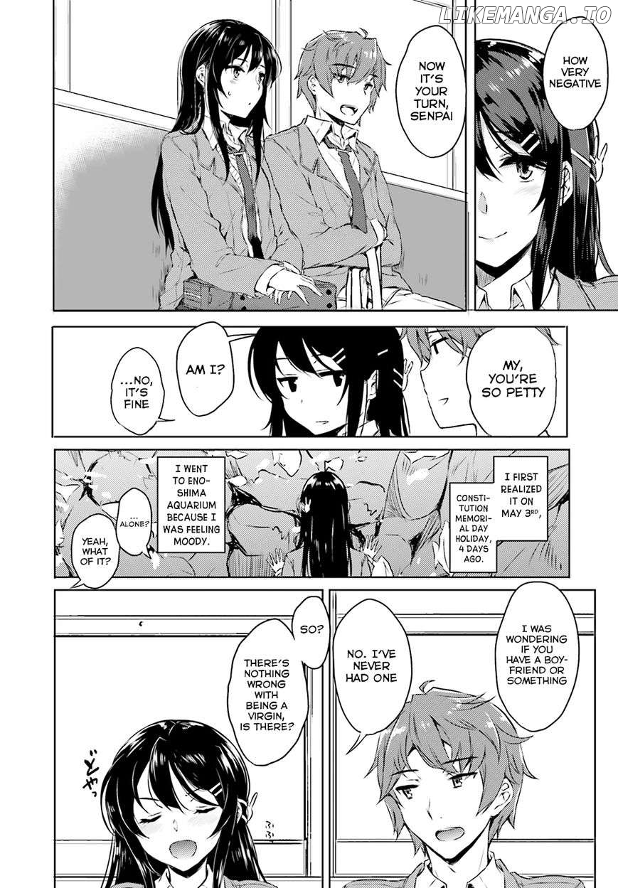 Rascal Does Not Dream of Bunny Girl Senpai Chapter 3 - page 7