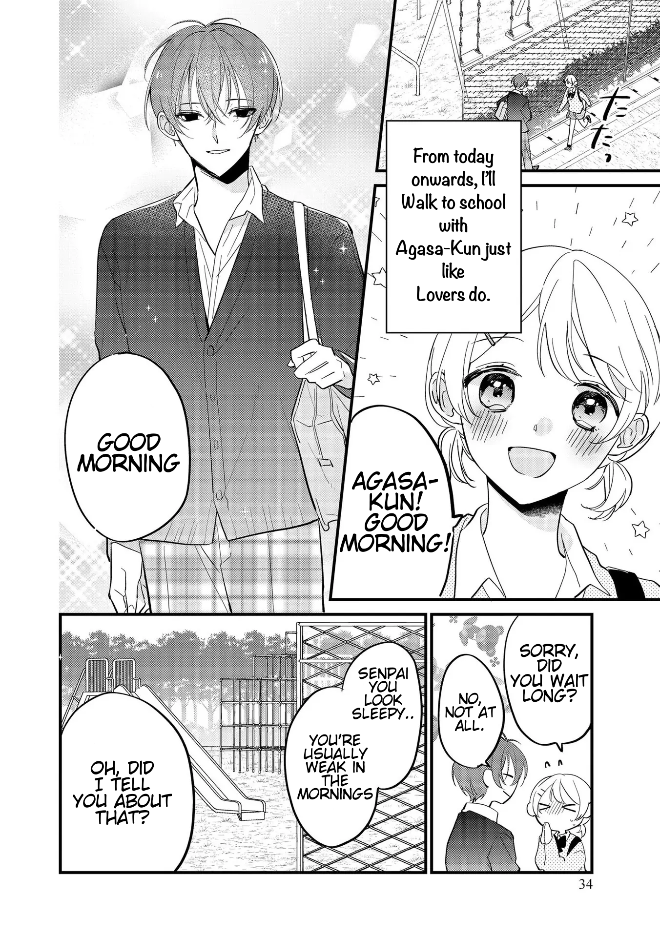 Agasa-kun wa Yandeiru Chapter 2 - page 1