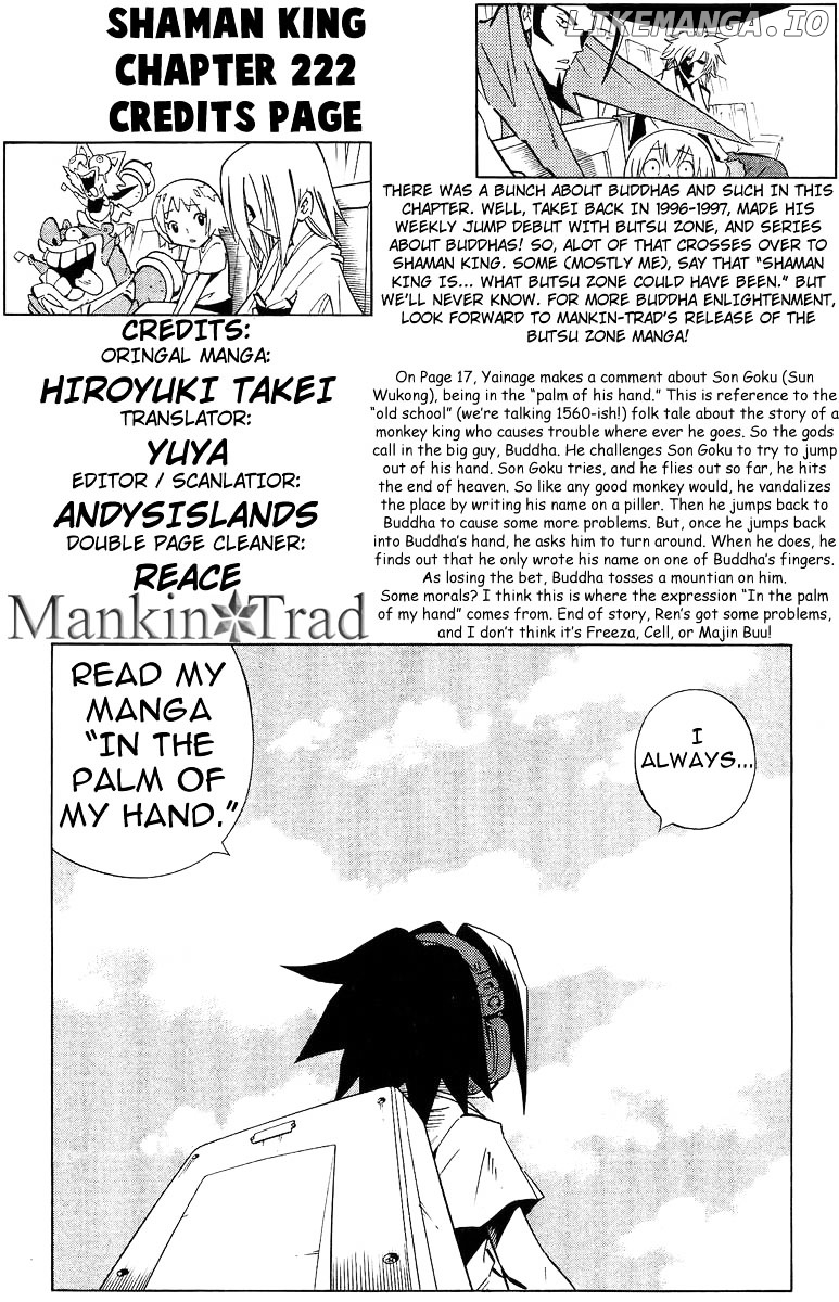 Shaman King Chapter 222 - page 19