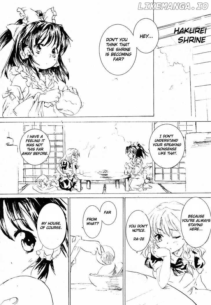 Touhou Sangetsusei: Strange and Bright Nature Deity chapter 0 - page 3