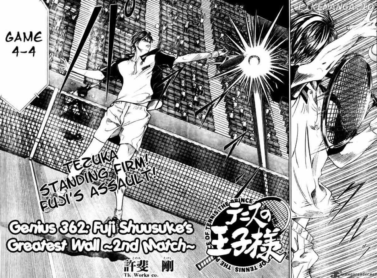 Prince of Tennis chapter 362 - page 4