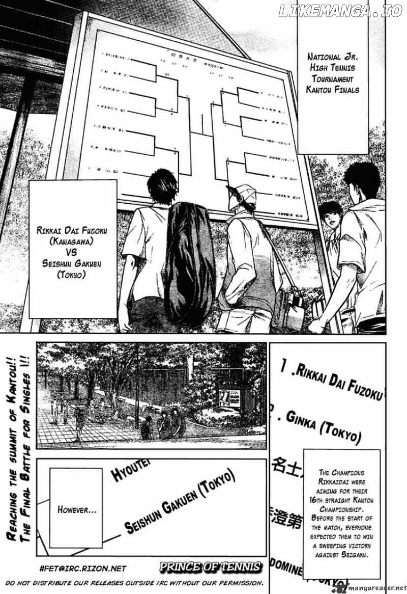 Prince of Tennis chapter 224 - page 1