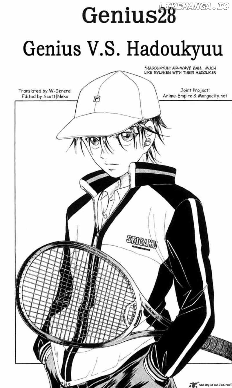 Prince of Tennis chapter 28 - page 1