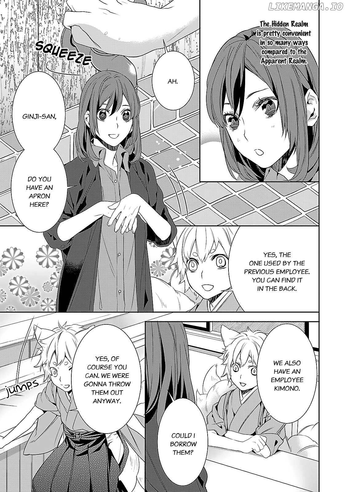 Kakuriyo no Yadomeshi: Ayakashi Oyado ni Yomeiri Shimasu. chapter 4 - page 37