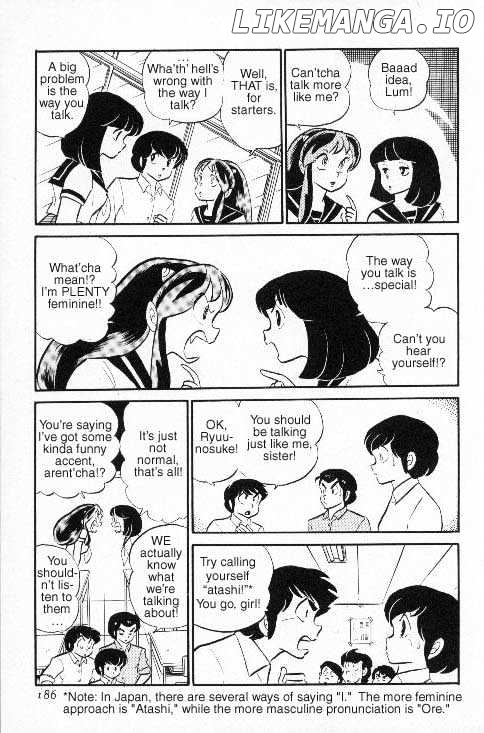 Urusei Yatsura chapter 108 - page 184