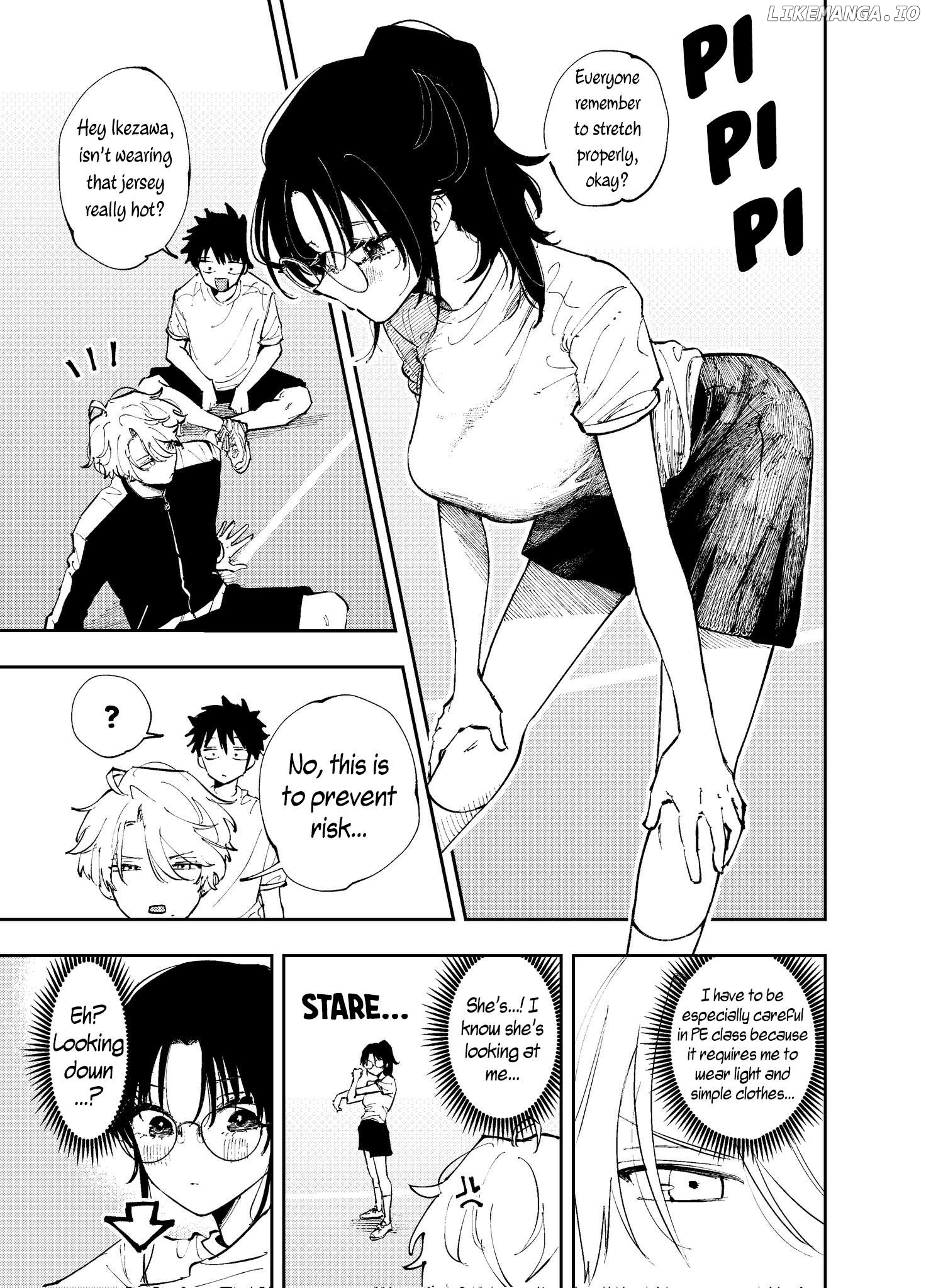 The Person Sitting Next to Me Looking at Me with Perverted Eyes Chapter 4 - page 1