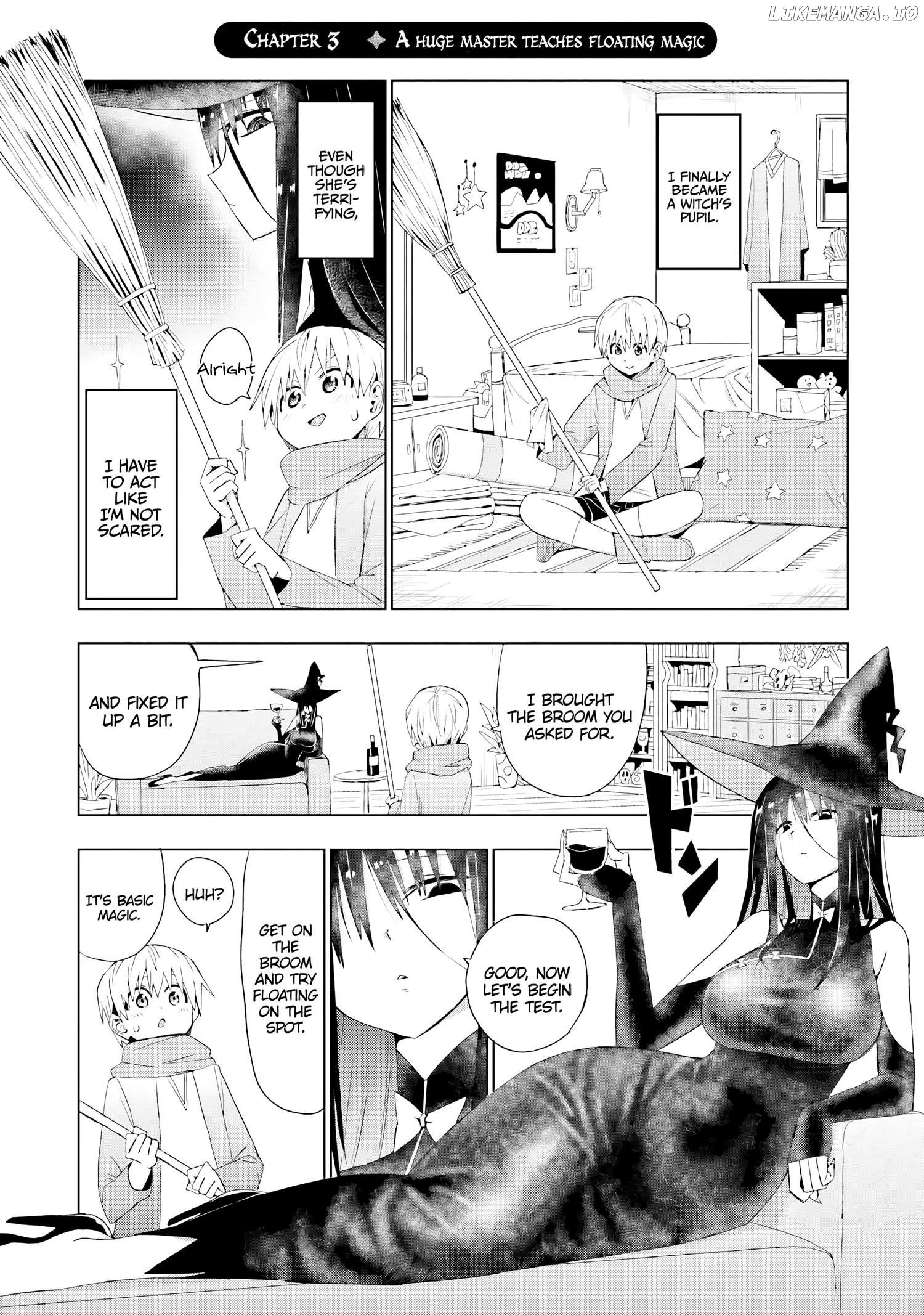 Mahou to Boku to Dekkai Shishou Chapter 3 - page 2