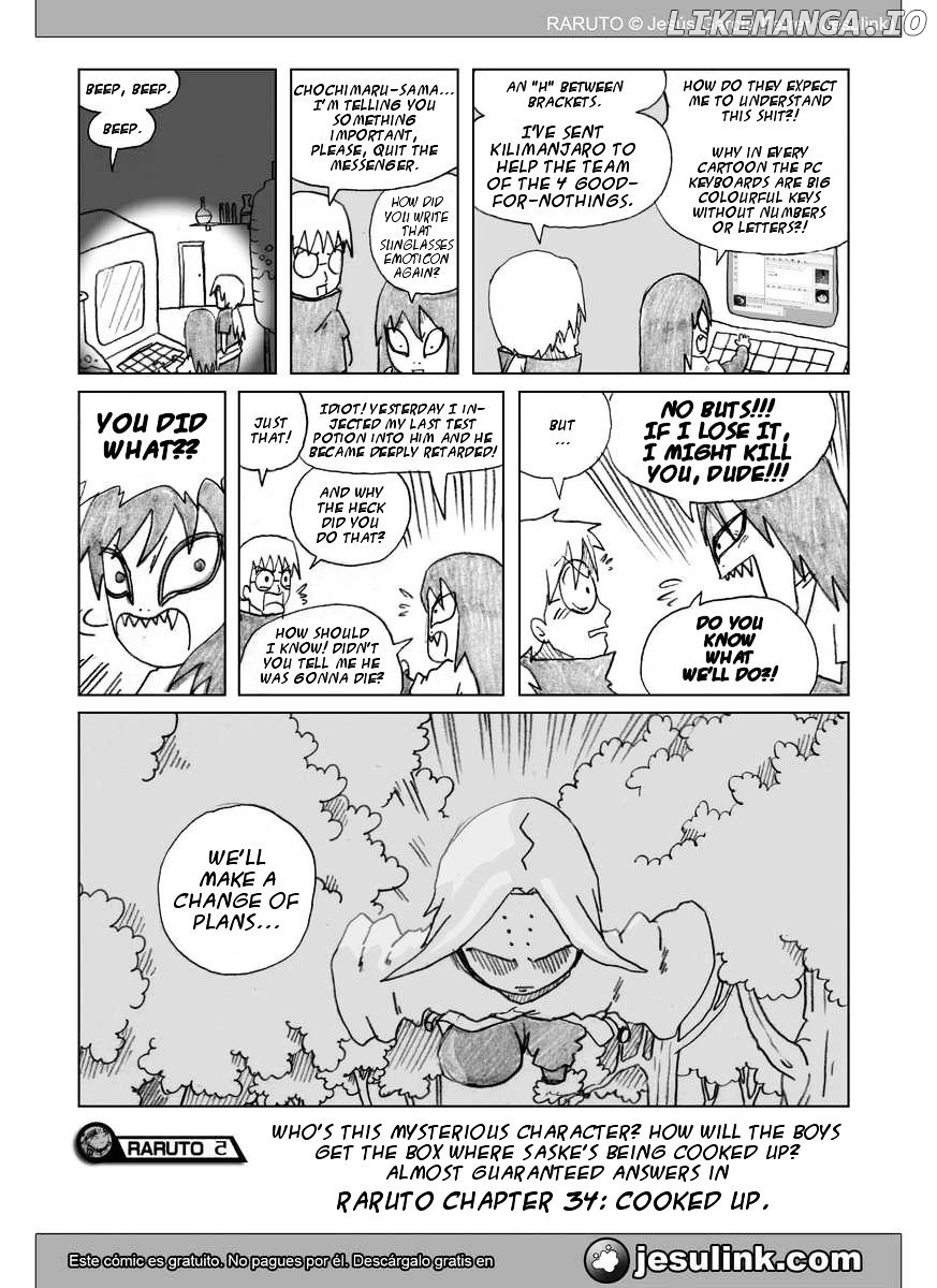 Raruto chapter 32-33 - page 17