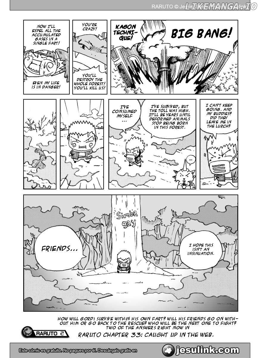 Raruto chapter 32-33 - page 8