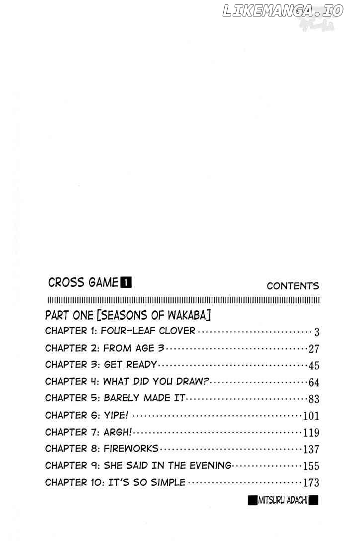 Cross Game chapter 1 - page 2