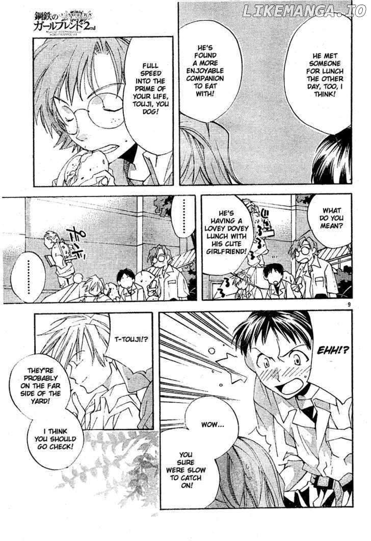 Neon Genesis Evangelion: Koutetsu no Girlfriend 2nd chapter 4 - page 10