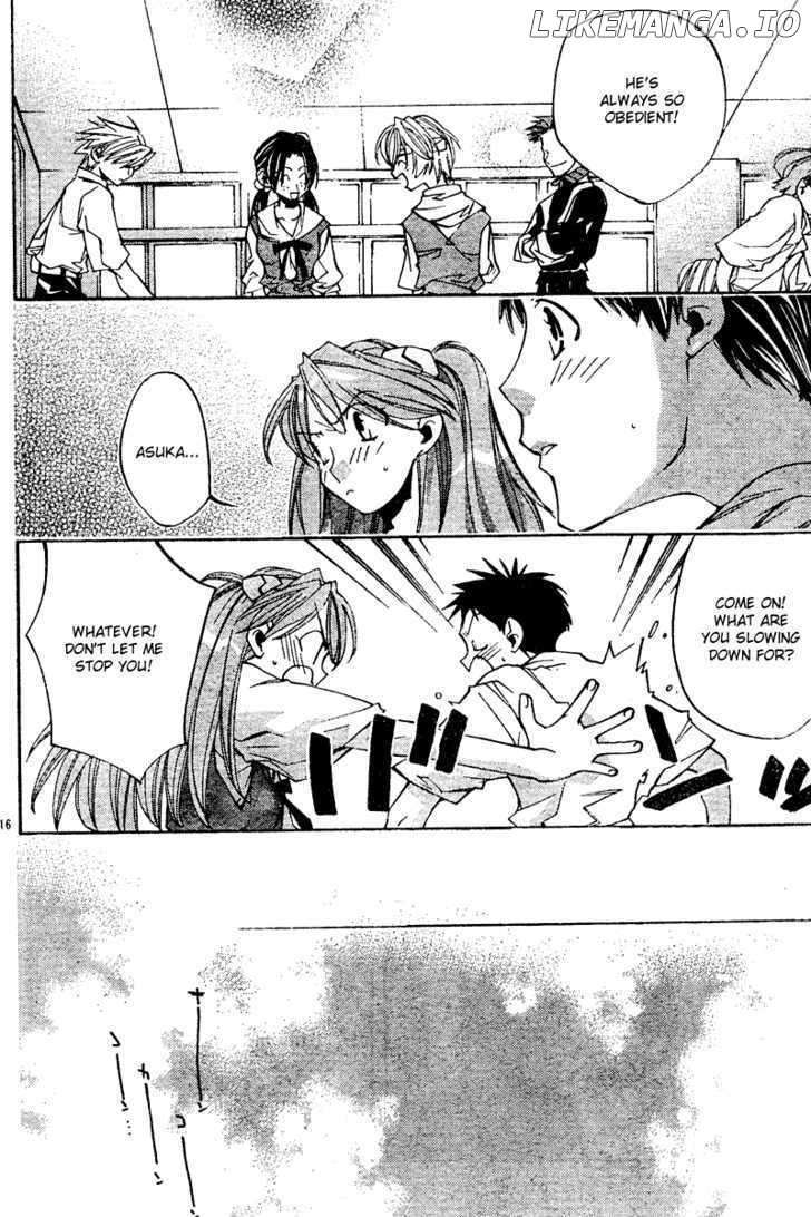 Neon Genesis Evangelion: Koutetsu no Girlfriend 2nd chapter 9 - page 16