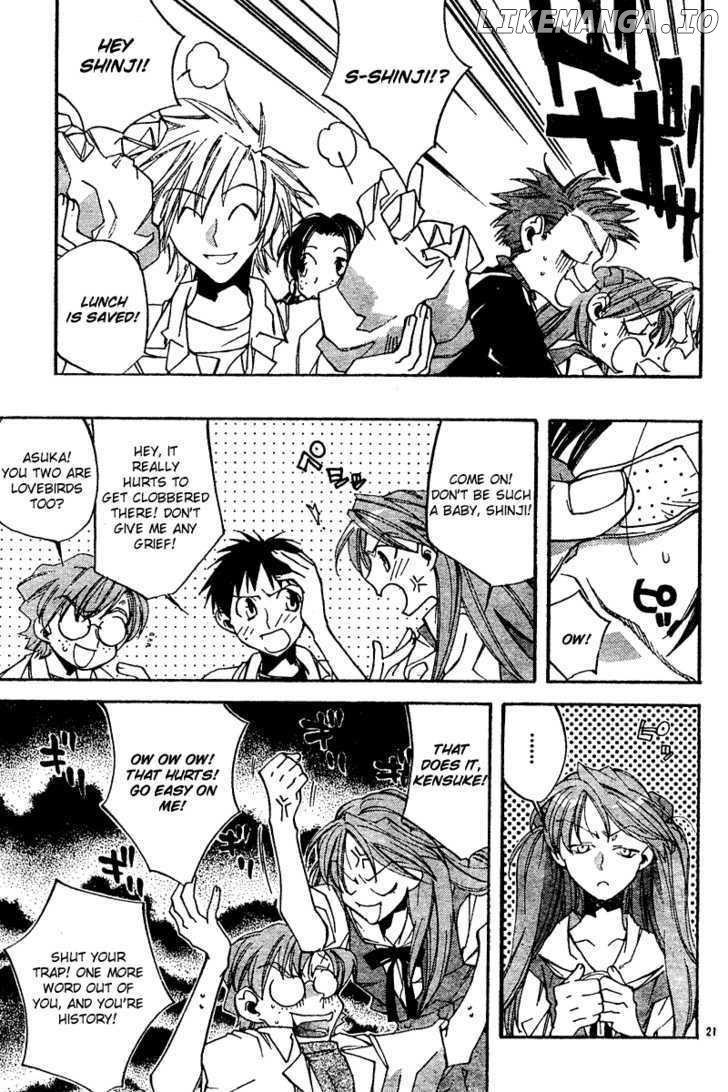 Neon Genesis Evangelion: Koutetsu no Girlfriend 2nd chapter 9 - page 21