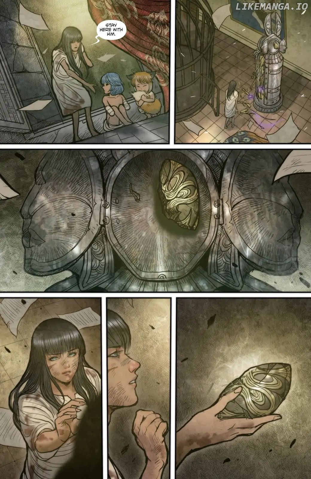 Monstress chapter 1 - page 59