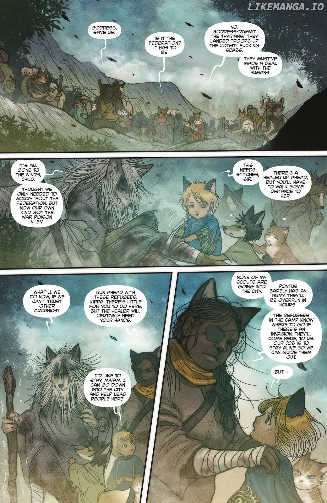 Monstress chapter 17 - page 5