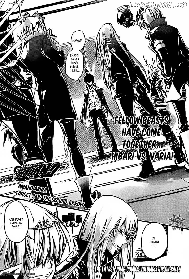 Kateikyoushi Hitman Reborn! chapter 368 - page 3