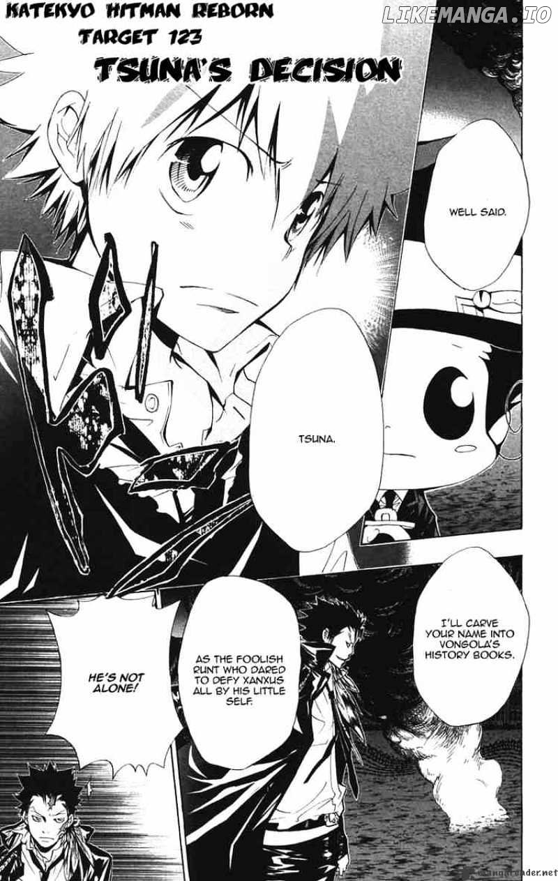 Kateikyoushi Hitman Reborn! chapter 123 - page 1