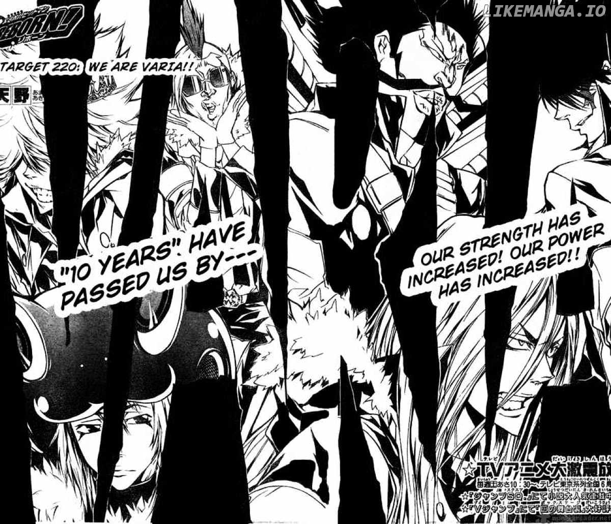 Kateikyoushi Hitman Reborn! chapter 220 - page 2