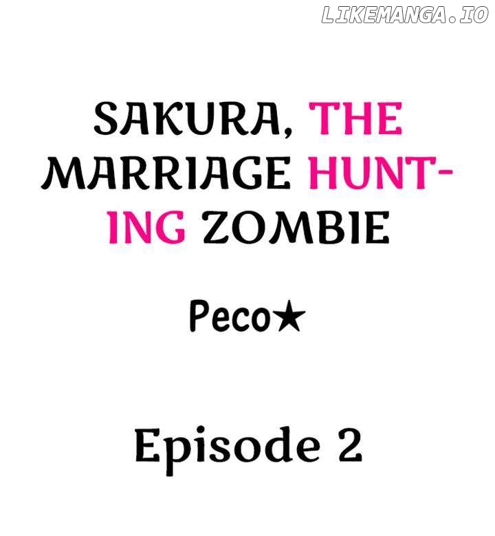 Sakura, The Marriage Hunting Zombie Chapter 2 - page 2