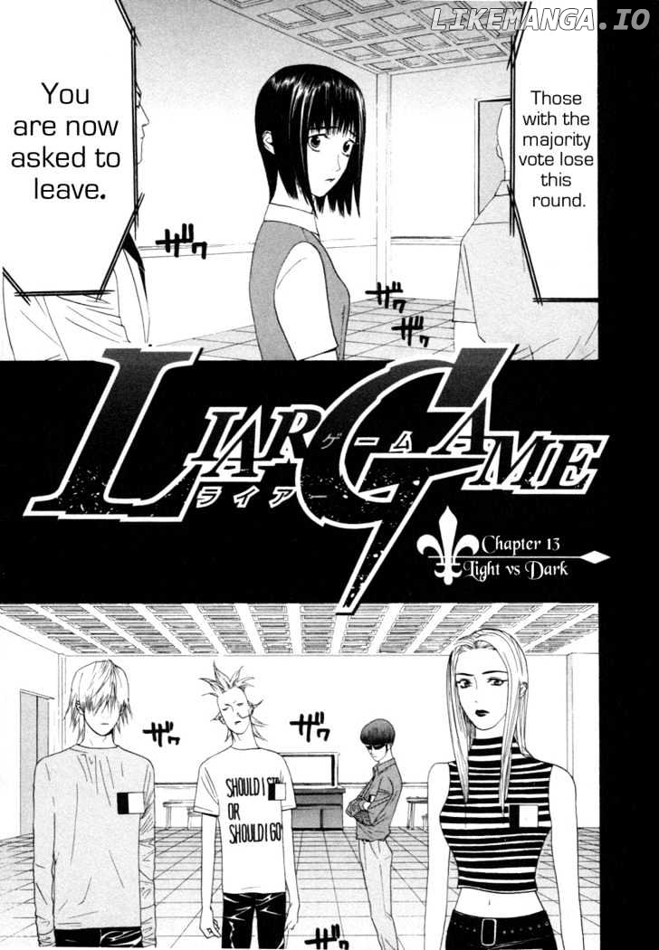 Liar Game chapter 13 - page 1