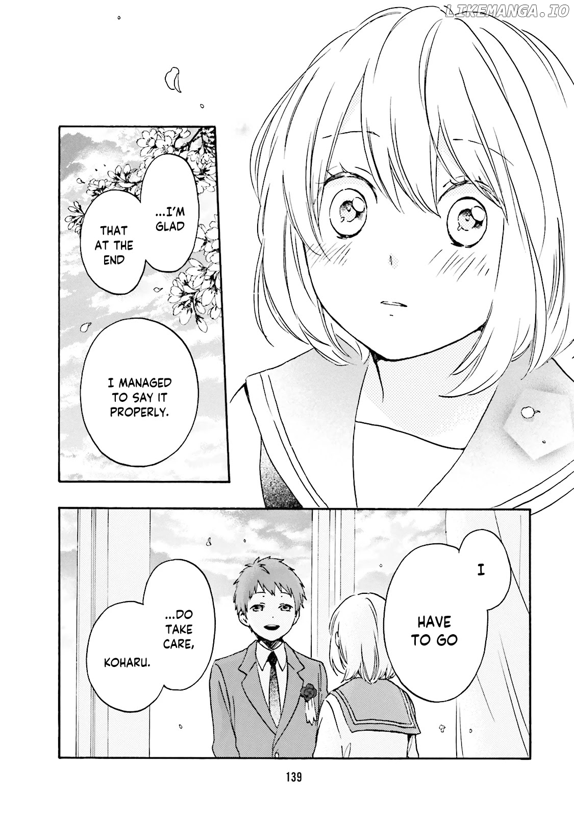 Kokoro Kimiiro Sakura Iro chapter 36 - page 15