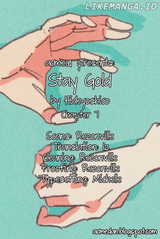 Stay Gold (Hideyoshico) chapter 7 - page 1