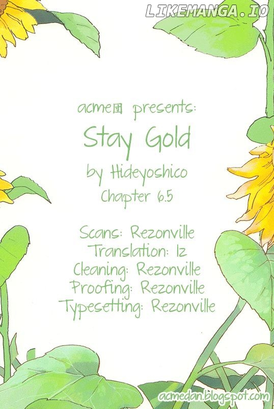 Stay Gold (Hideyoshico) chapter 6.6 - page 1