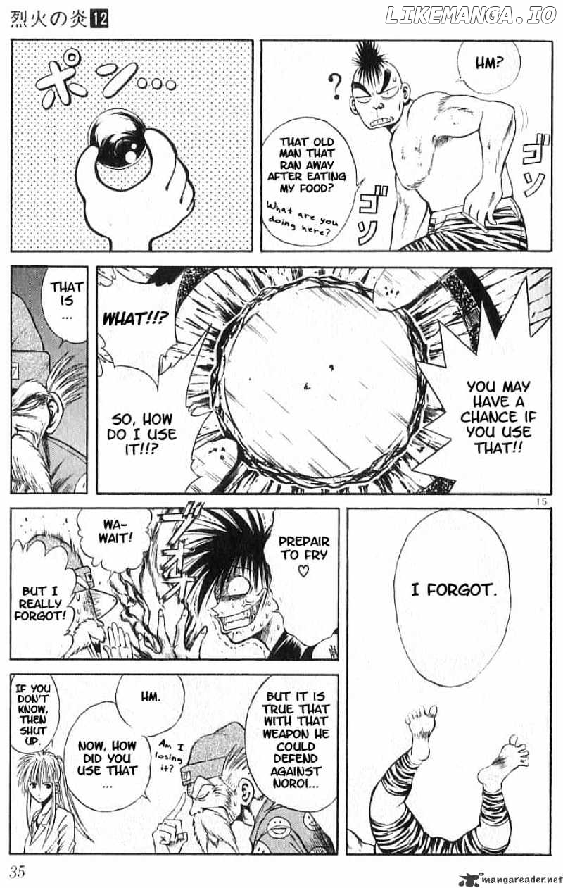 Flame of Recca chapter 110 - page 15