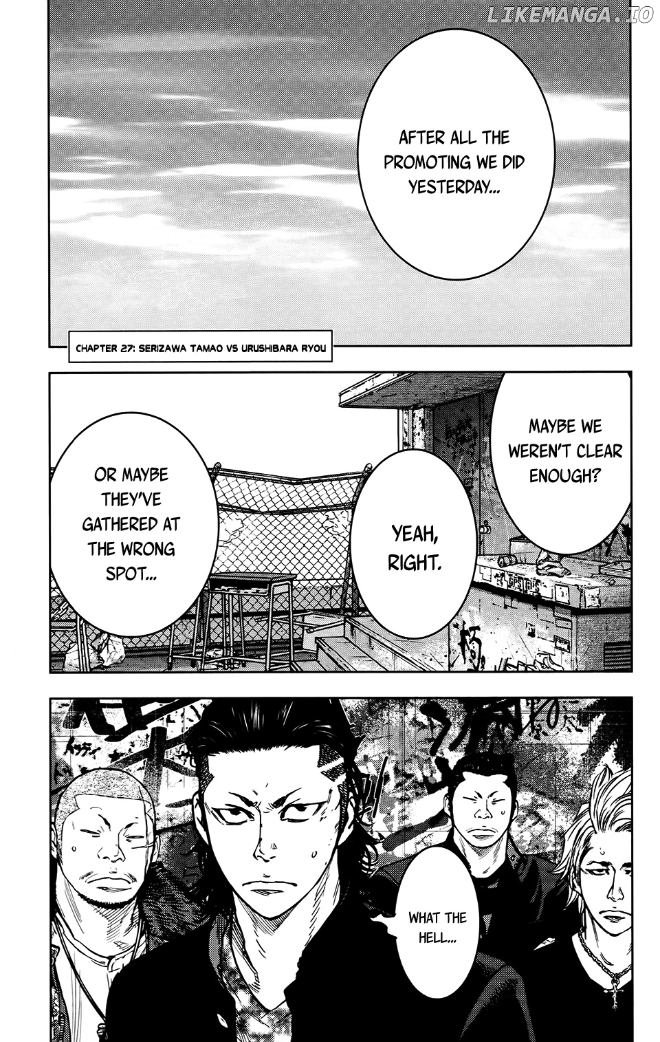 Crows Zero II: Suzuran x Houen chapter 27 - page 2