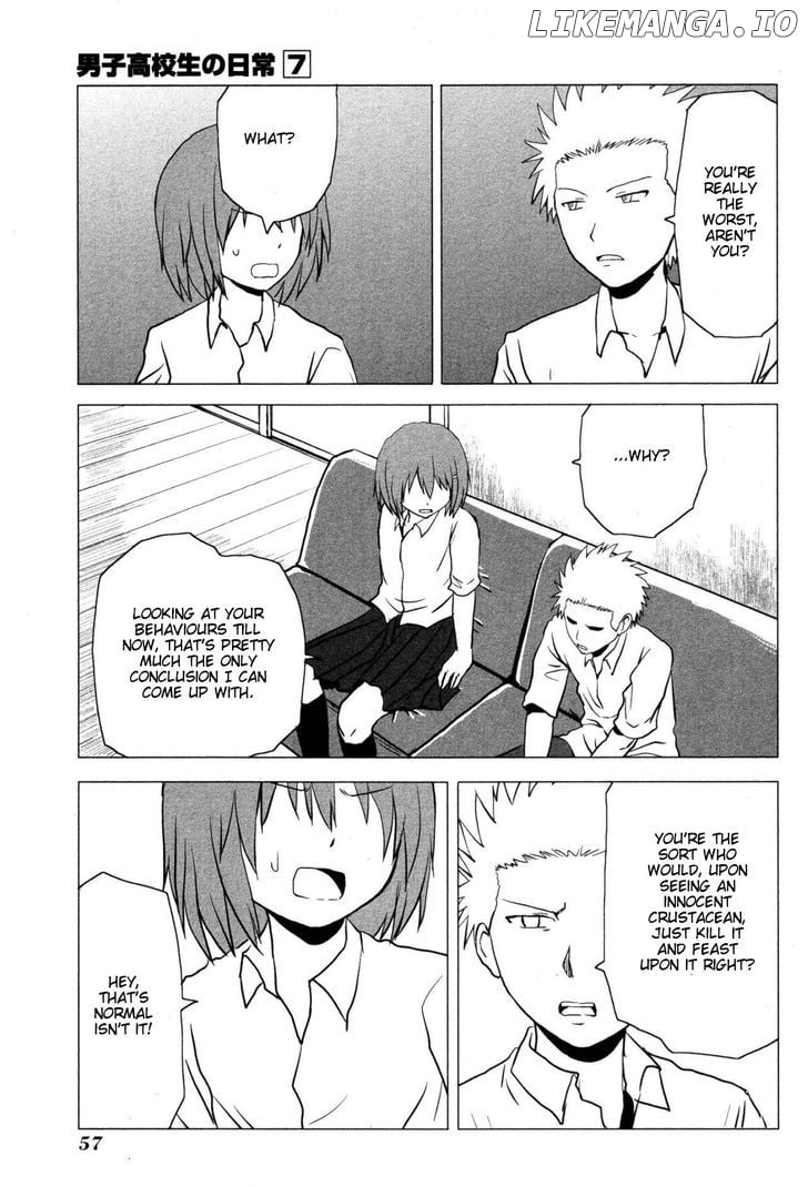 Danshi Koukousei no Nichijou chapter 101 - page 4