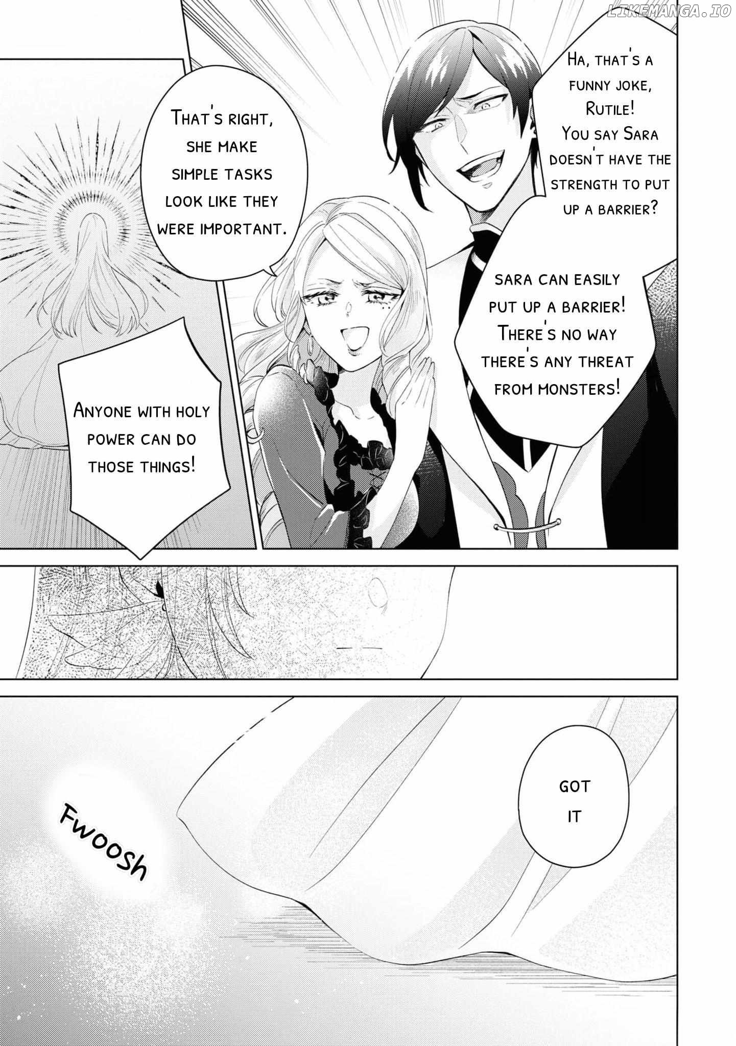 Seishin Seijo: Konyaku Hakisareta Tsuihou Seijo desu ga, Ookami Ouji no Noroi wo Toite Dekiaisaretemasu Chapter 1 - page 13