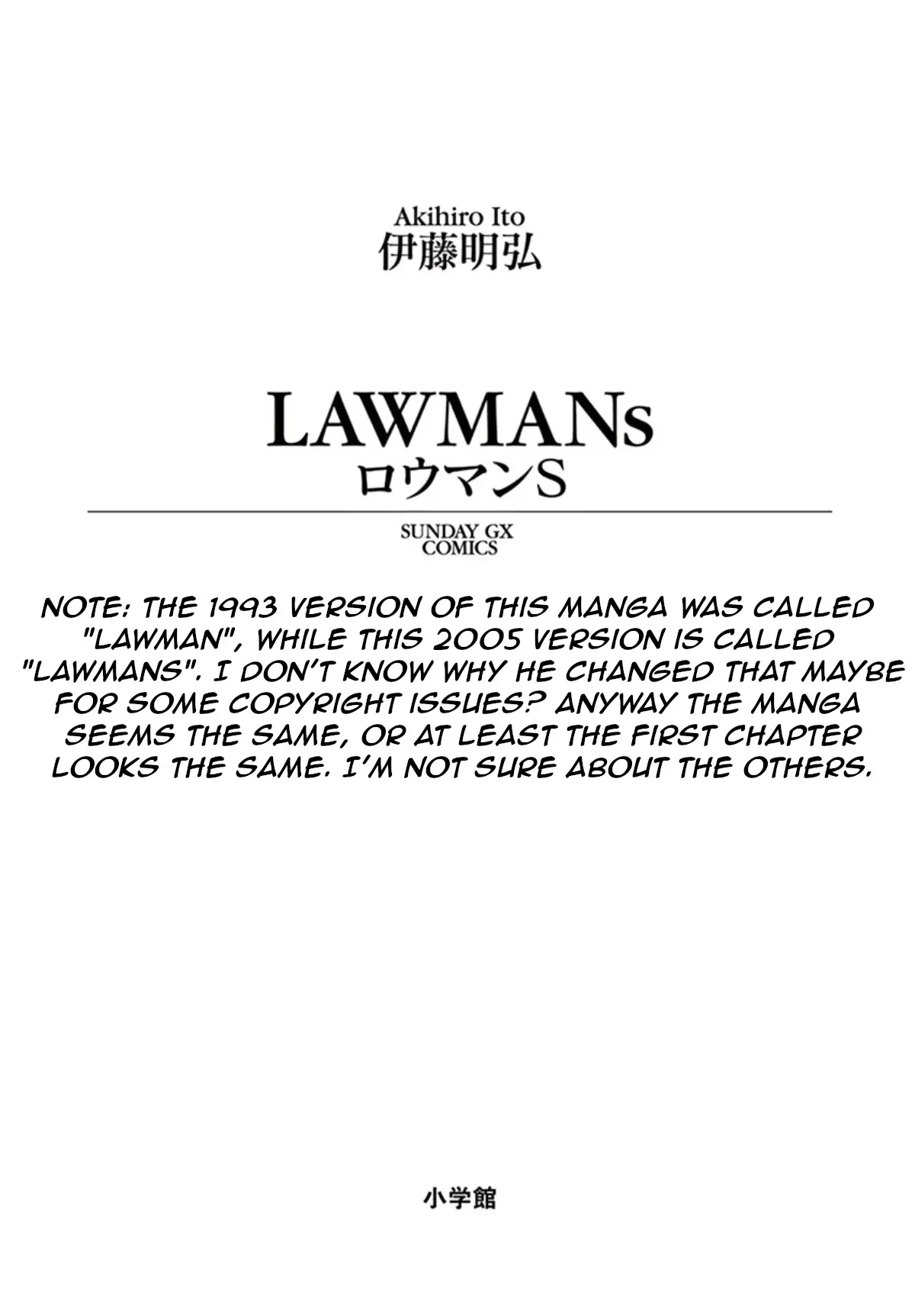 Lawman chapter 1 - page 3