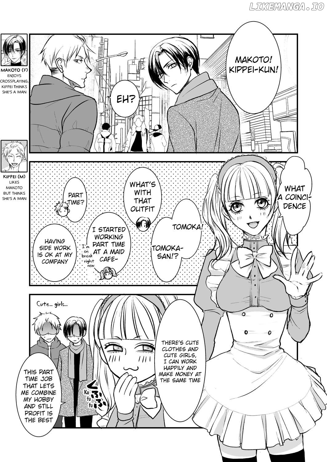 Ikemen Dansou Reiya To Renaishitara Bl-Ppoi Nl Ni Naru Hanashi Chapter 12 - page 1