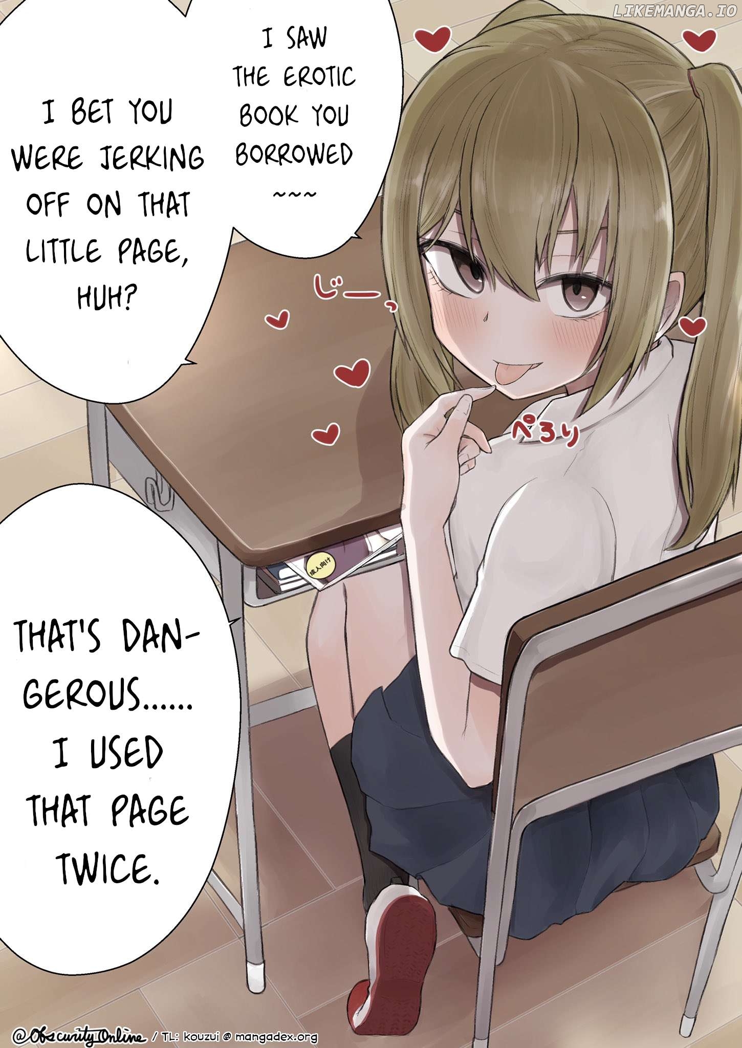 The girl I became friends with after lending each other H books Chapter 8 - page 1