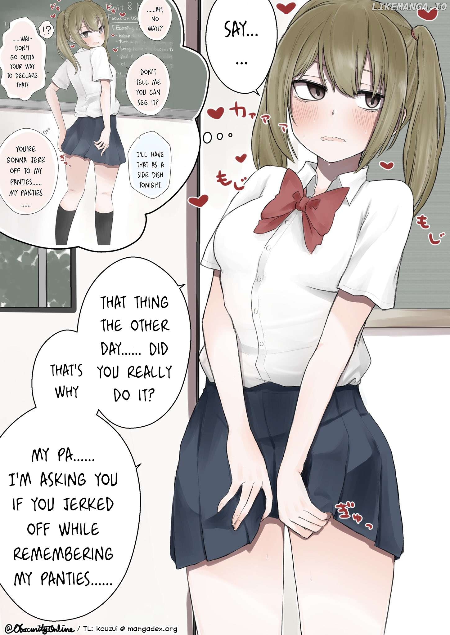 The girl I became friends with after lending each other H books Chapter 9 - page 1