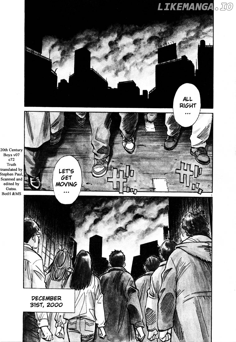 20th Century Boys chapter 72 - page 1