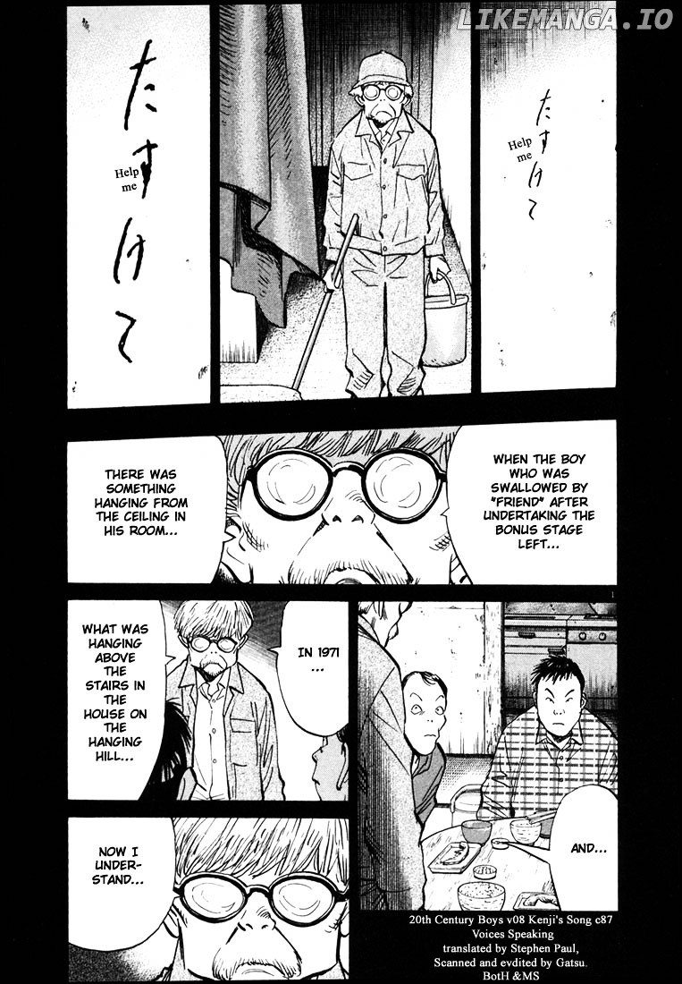 20th Century Boys chapter 87 - page 1