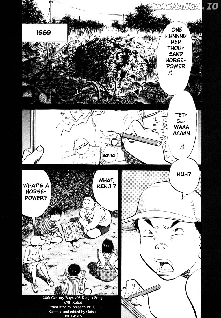 20th Century Boys chapter 78 - page 1