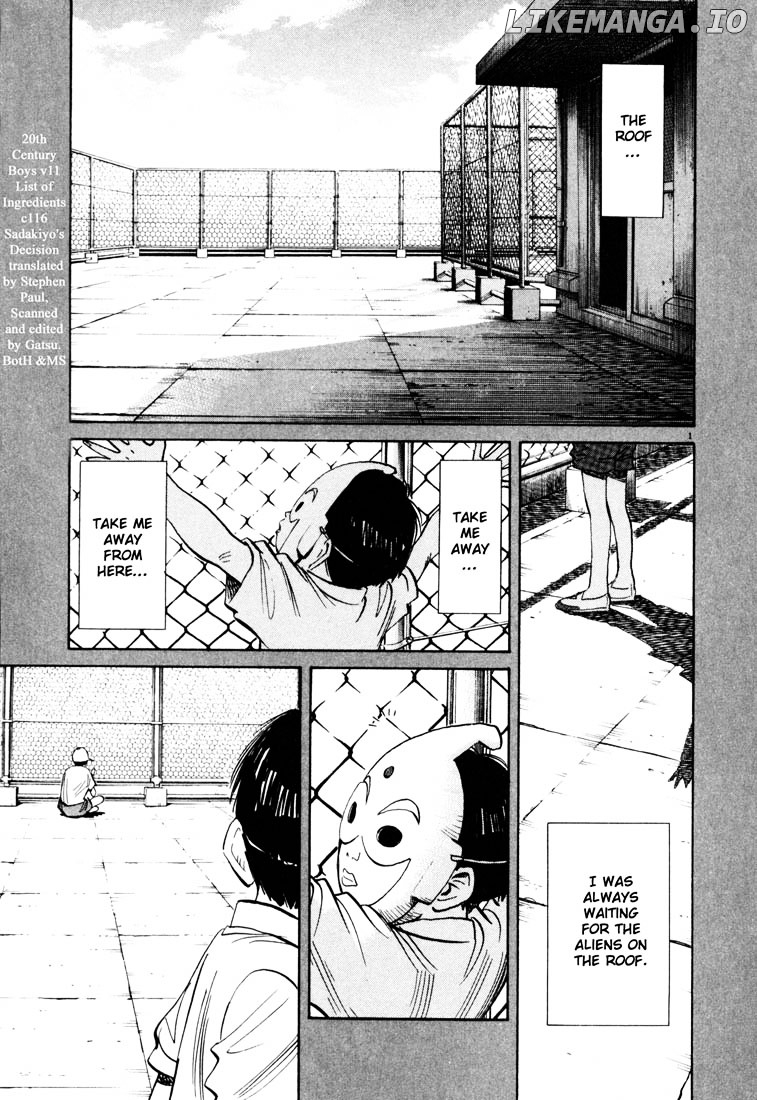 20th Century Boys chapter 116 - page 1