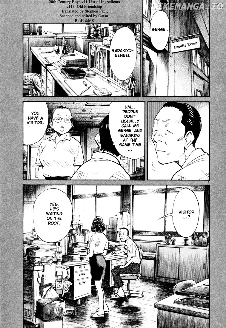 20th Century Boys chapter 113 - page 1