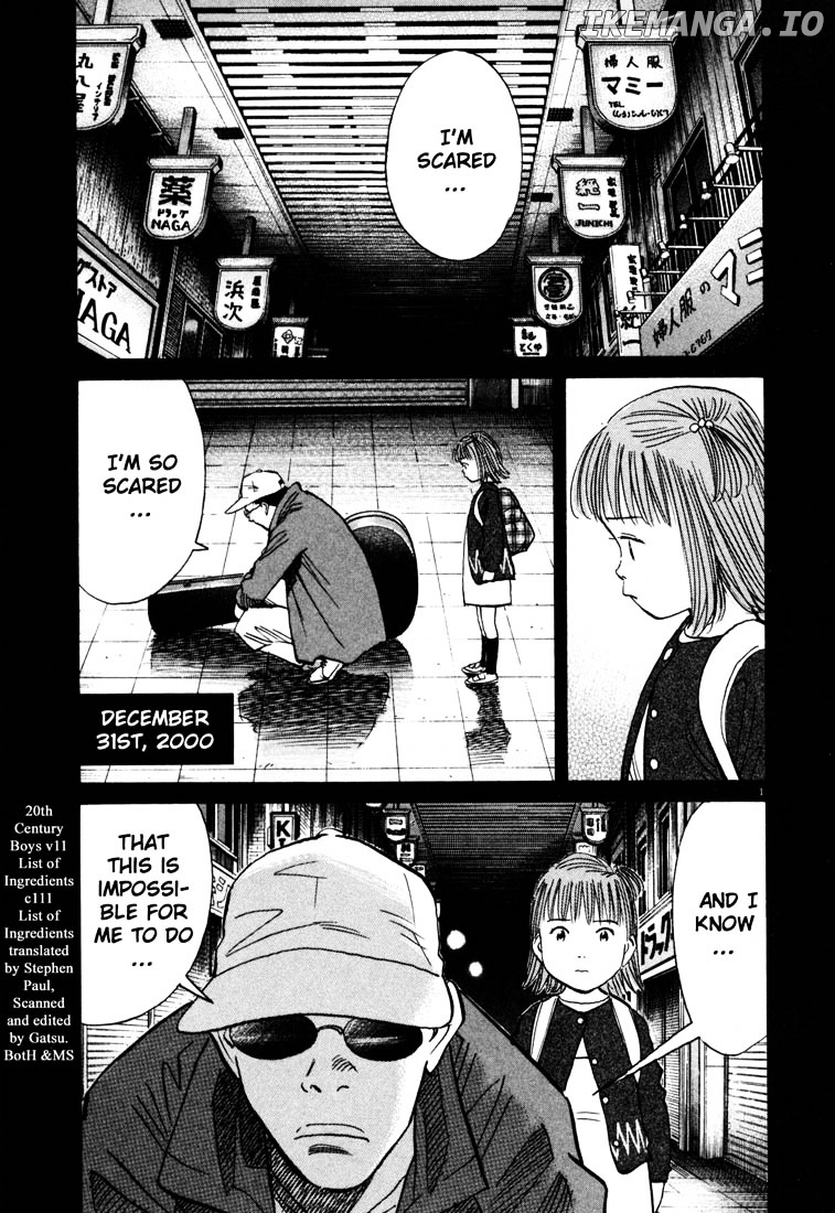 20th Century Boys chapter 111 - page 1